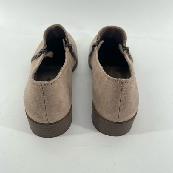 American Eagle Dara Women’s Gray Faux Suede Double Zip Ankle Booties 8.5 - Picture 5 of 13